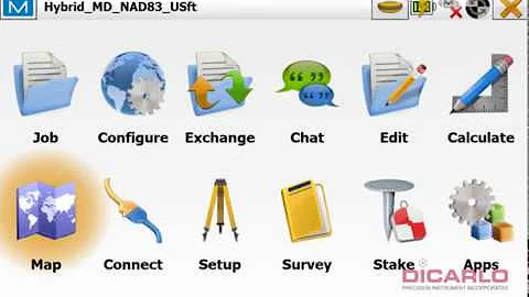 Topcon Hybrid setup and configuration