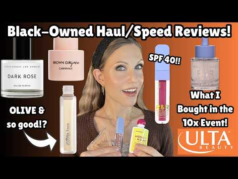 Sensitive-Skin Friendly Products, Olive Undertones, & More! Black-Owned Speed Reviews/Haul!