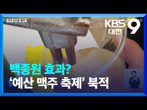   예산 맥주 축제 개막 지역 상인도 활짝 KBS 2023 09 01