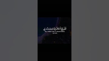 قل اني أخاف إن عصيت ربي عذاب يوم عظيم - تلاوة خاشعة - حالات واتس اب قران