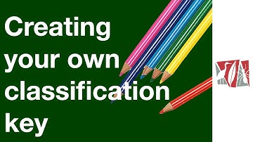 Creating your own classification key