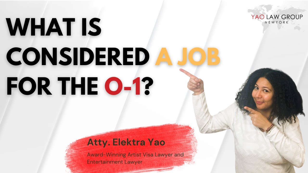 WHAT IS CONSIDERED A JOB FOR THE O 1 YouTube