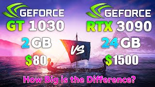 Gt 1030 2Gb Vs Rtx 3090 24Gb How Big Is The Difference?