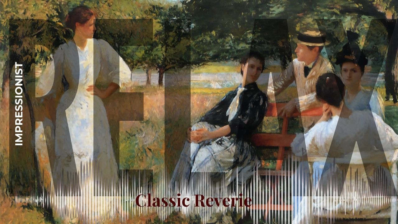 Classic Reverie Impressionism - Edmund Charles Tarbell, In the Orchard and other artists' paintings