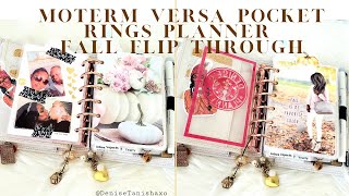 Moterm Versa Pocket Rings Fall Digital Dash Box Set Up / GTD Method / How to use One Planner for EDC