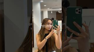 getting my hair done in KOREA 🇰🇷💇🏻‍♀️ #koreavlog #hairappointment #koreanhair