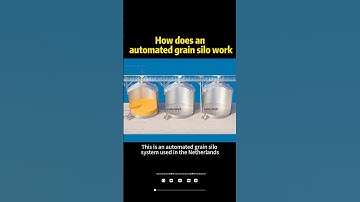 How does an automated grain silo work #knowledge
