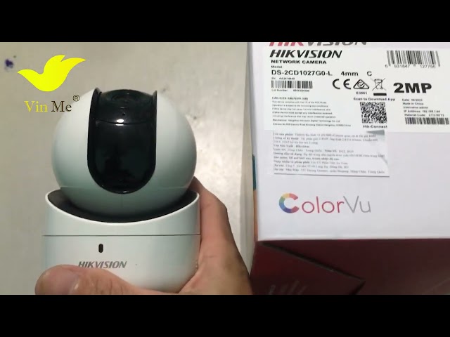 DS-2CD1027G0-L CAMERA IP HIKVISION 2MP COLORVU - VINME