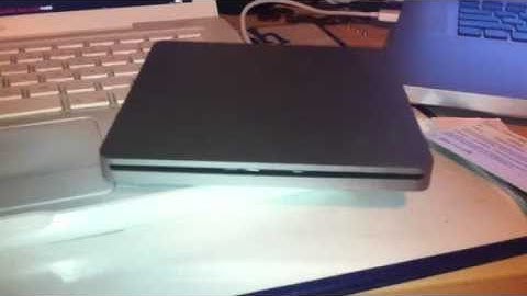 Apple SuperDrive loud