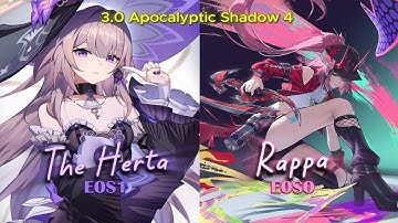 E0S1 The Herta & E0 Rappa DESTROYS the 3.0 Apocalyptic Shadow | Honkai Star rail