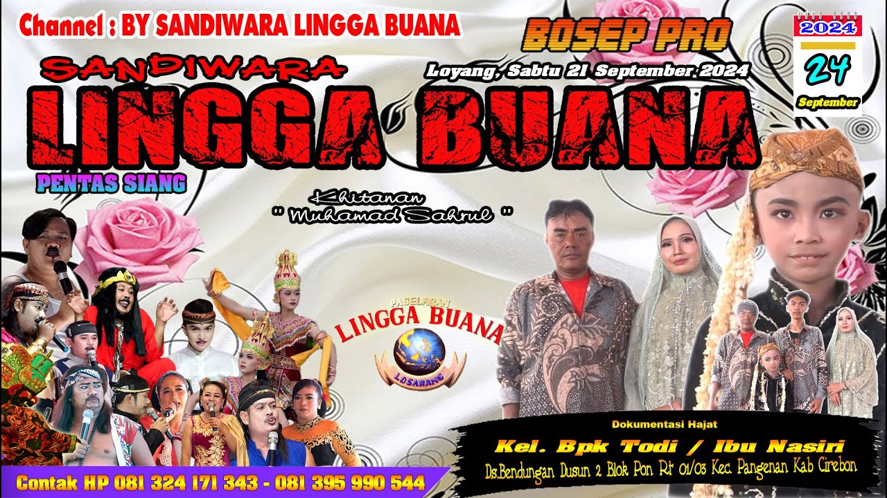 LIVE SANDIWARA LINGGA BUANA Bendungan, Selasa 24 September 2024 Pentas Siang