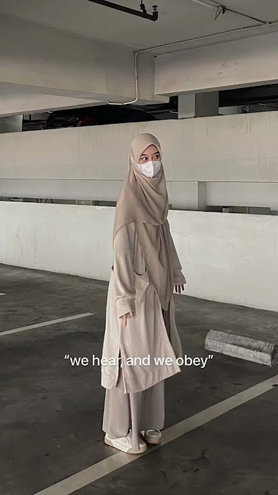 Outfit Muslimah Bikin Adem MasyaAllah 😇 #outfitcewek
