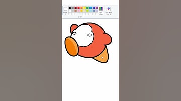 Ditto Waddle Dee - MS Paint V2 #drawing  #ditto