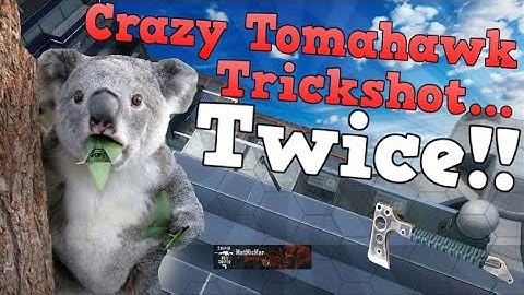 Crazy Tomahawk Trickshot... Twice!! (BO2 Clips & Fails)