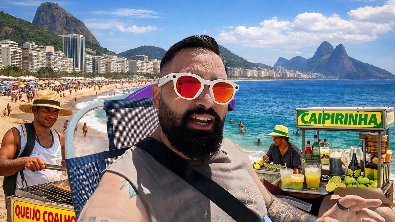 Exploring the World’s Most Iconic Beach! 🇧🇷 (Copacabana) – Video
