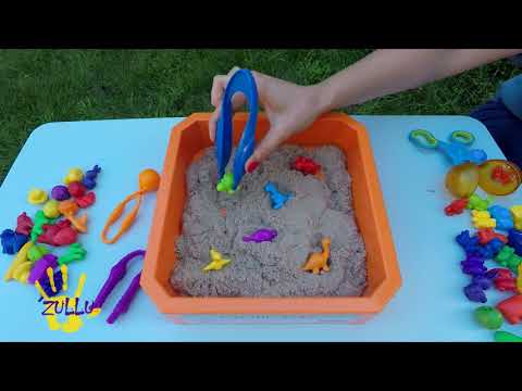 Игры с Learning resources и кинетическим песком