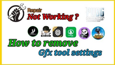 How to Remove GFX Tool Settings IF Repair not working pubg/Bgmi/Its_Ali16🎮