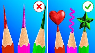 Rainbow Crafts For Creative Students || Amazing School Hacks And Crafts