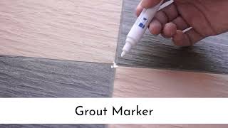 Feutre Blanchisseur Joints Carrelage Grout Maker® chez Trend Corner by Trend-Corner 472 views 2 years ago 42 seconds