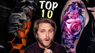 The Top 10 Most INSANE Tattoos I've Seen in 2021!
