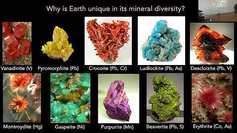 Data-Driven Discoveries in Mineralogy – a lecture by Robert M. Hazen