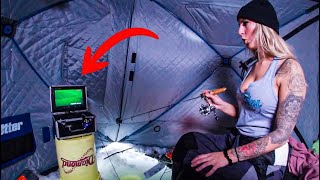 Worst Ice Fishing Outing Fail Of The Year Sight Fishing For Big Fish!!! (Underwater Footage!!)