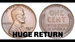 Million times my Money! Rare 1937 D Wheat Penny FIND