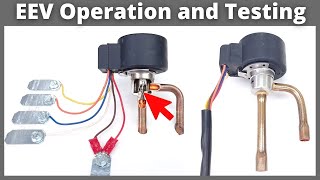 electric expansion valve (eev) operation and testing! hvac metering device training!