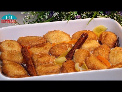 PAPAJOTES con leche o REPÁPALOS receta dulce tradicional. Mi abuela los llamaba papajotes con leche.