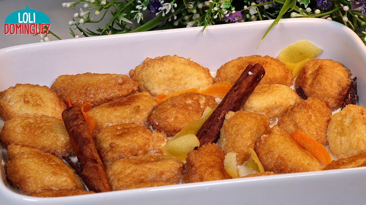 PAPAJOTES con leche o REPÁPALOS receta dulce tradicional. Mi abuela los llamaba papajotes con leche.