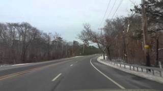 Driving from Riverhead to The Hamptons,New York