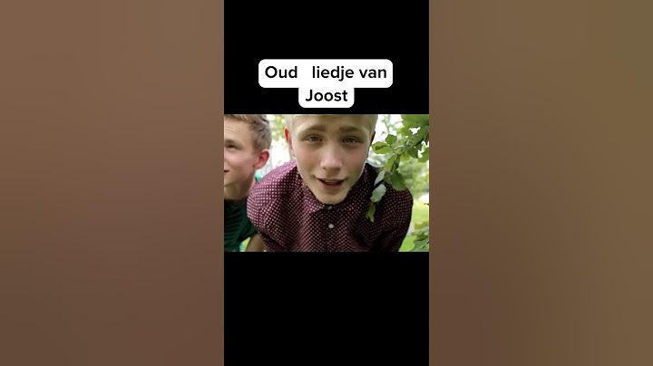 Oud liedje van Joost Klein