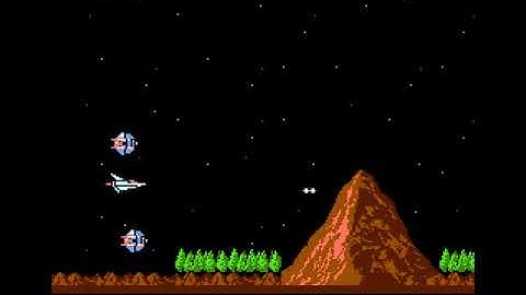 Gradius gameplay on NES