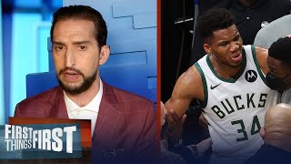 'This is an emotional gut punch' — Nick Wright on Giannis' injury | NBA | FIRST THINGS FIRST