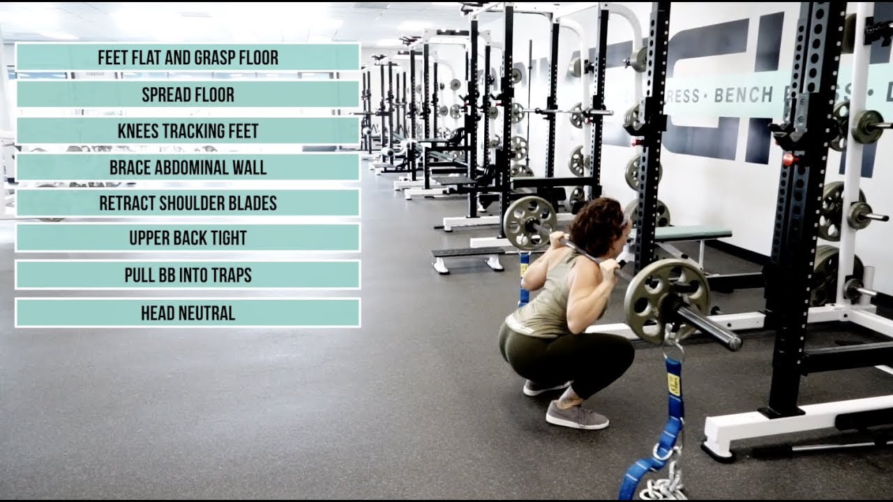 Squat - BB - Chains | KILO Exercise Demo - YouTube