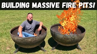 Building MASSIVE Fire Pits!