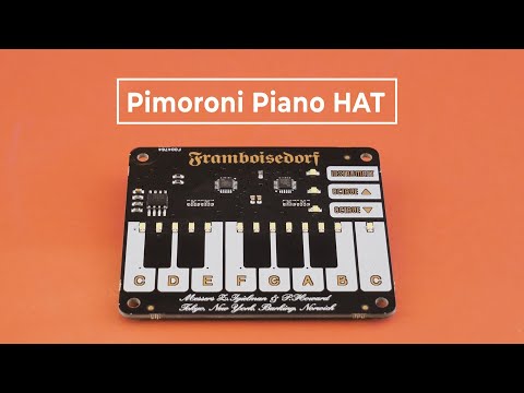 Сенсорное пианино Pimoroni Piano HAT для Raspberry Pi. Железки Амперки
