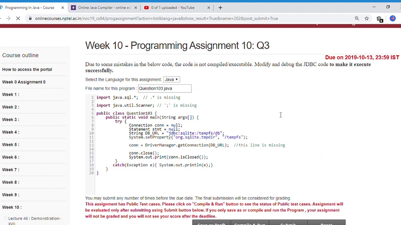 assignment java programming