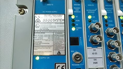 Bently Nevada 3500 || Vibration Monitoring System || Compressor Vibration Measurement System