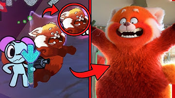 References in Pibby VS Turning Red x FNF | Come and Learn with Pibby