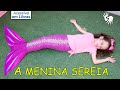 👋🏻 LIBRAS 👋 VALENTINA PONTES A MENINA SEREIA AQUÁTICA - Valentina pretend play mermaid