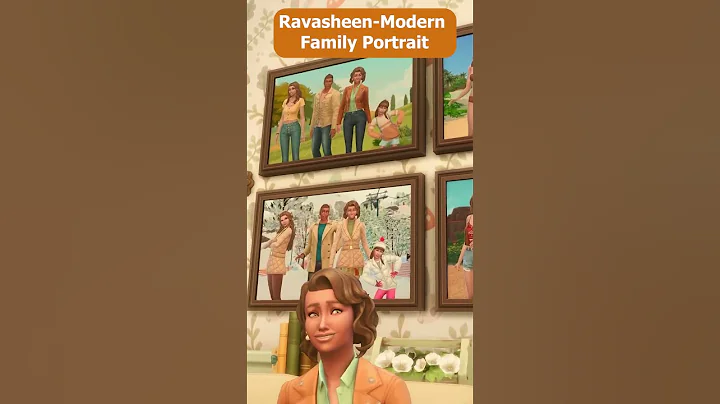 the sims 4 mods must haves || modern family portraits #sims4 #gaming #shorts #thesims4