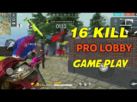 Free Fire My 16 Kill Pro Lobby Gameplay Total Gameplay Highlights