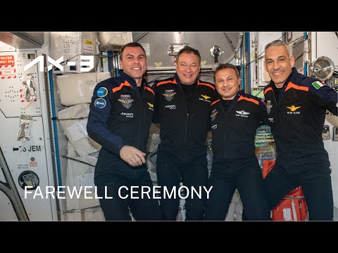 Ax-3 Mission | Farewell Ceremony