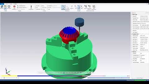 milling bevel gear by Mastercam multi axis