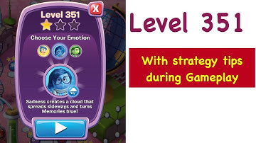 Inside Out Thought Bubbles Level 351 Tips and Strategy Gameplay Walkthrough