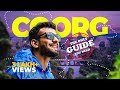 Coorg travel guide  places to visit in coorg  budget travel  rentals  az details  xplainer