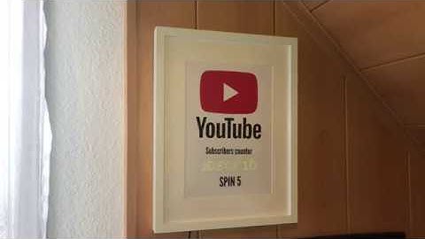 Youtube Subscribers Counter in a frame/ Views Counter / Videos Counter / Clock