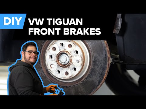 Volkswagen Tiguan Front Brake Pad & Rotor Replacement DIY (2018-2021 VW Tiguan R-Line)