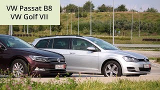 Жирный VW Passat B8 + VW Golf VII Comfortline
